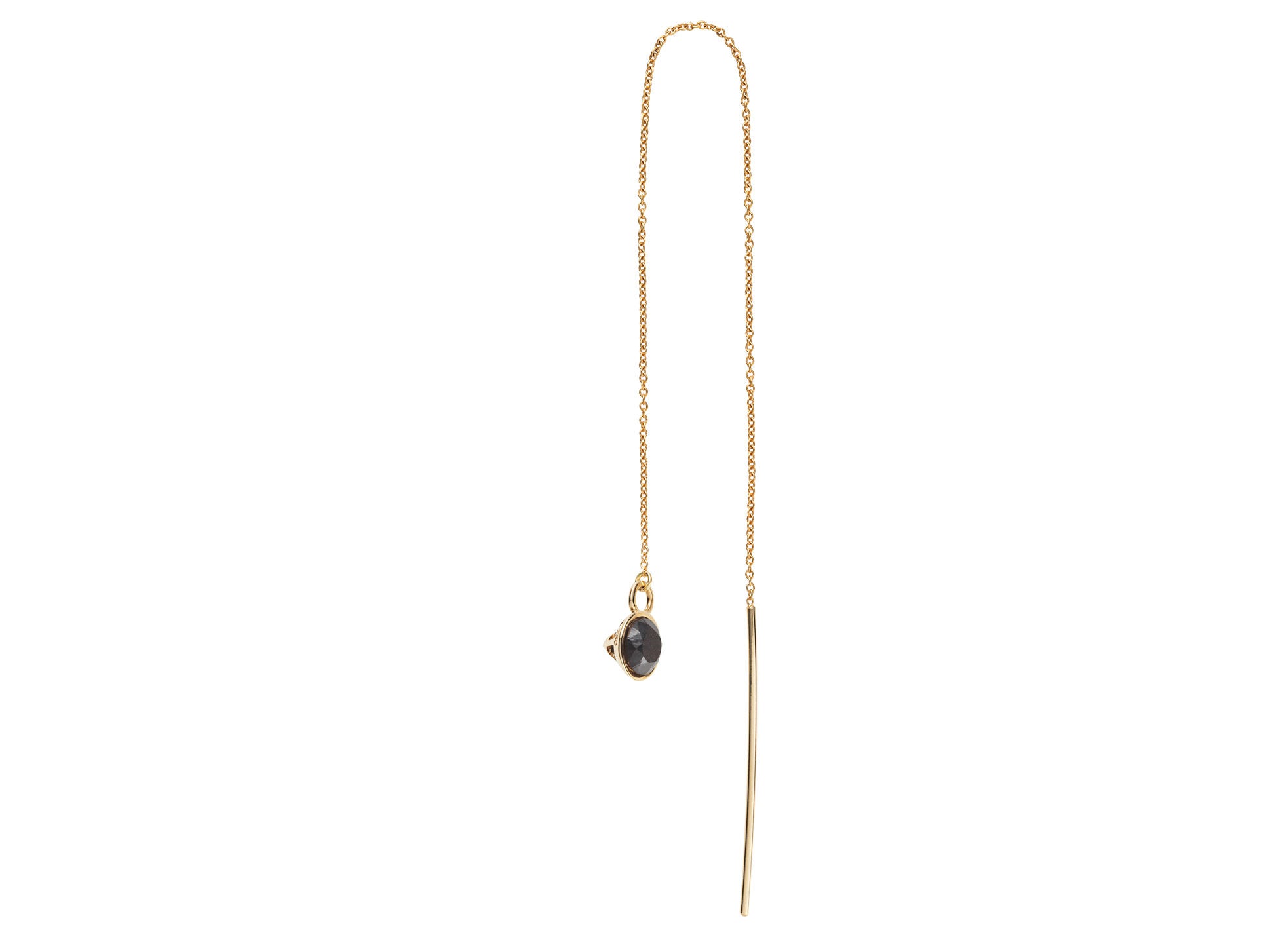 The Sky 18K Gold Earring w. Diamond