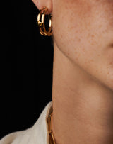 The Gasp Large 18K Gold Earring