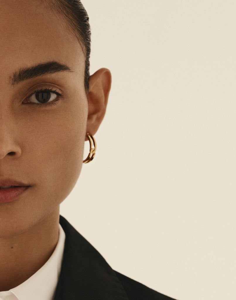 The Gasp Large 18K Gold Earring