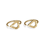 Power 14K Gold Earring