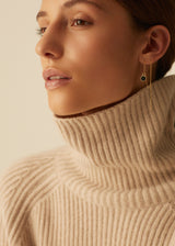 The Sky 18K Gold Earring w. Diamond