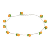 Oranges Necklace Orange Beads