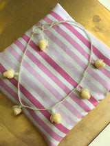 Pale Lemon Necklace Yellow Beads