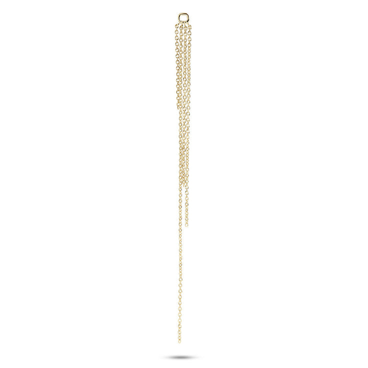 Rainbow 4 Chains 10K Gold Earring-Pendant
