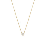 10K Gold Necklace w. Moonstone