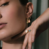 10K Gold Pendant w. Sunstone