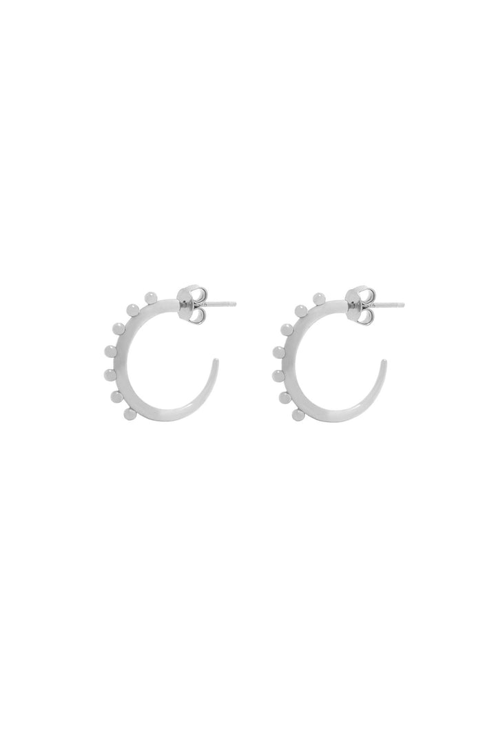 Half Earrings Silver