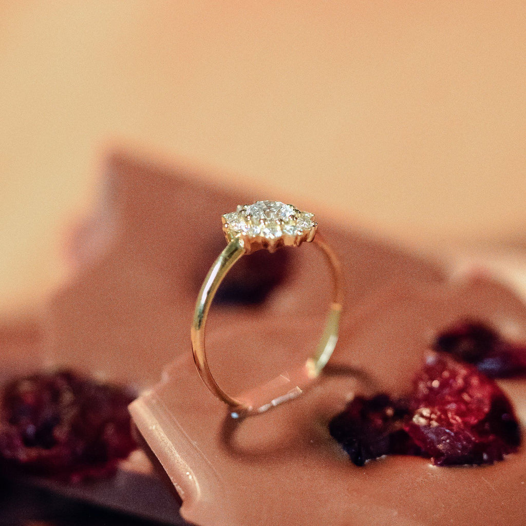 The Halo Large - 18k Gold / 48