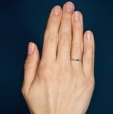 Den rene 1,5 mm 18k Guld, Whitegold eller Rosaguld Ring