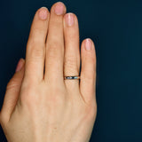 Den rene 2,5 mm 18K Guld, Whitegold eller Rosaguld Ring