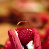 De rene 3 mm 18k Guld, Whitegold eller Rosaguld Ring