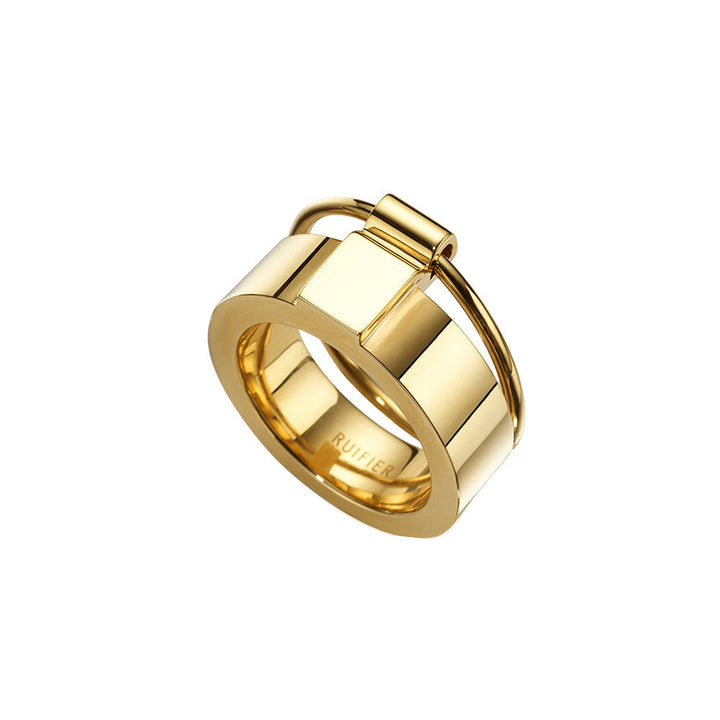 ICON 18K Forgyldt Ring