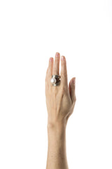 Toni Pearl Ring Silver