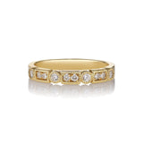 Trine Ji 14K Gold Ring w. Diamonds