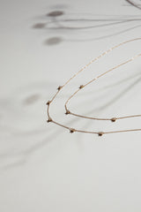 Triplet Goldkette aus 18K I Labor-Diamanten