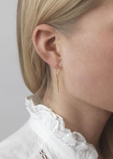 Turret Gold Plated Hoop