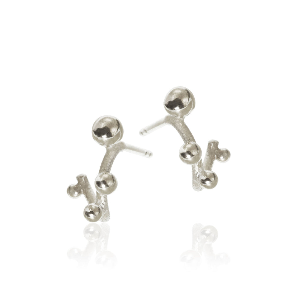 Delphis Silver Earrings