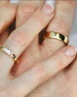 Meant to Be His True Love Band 18K Gold Ring