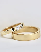 Meant to Be His True Love Band 18K Whitegold Ring