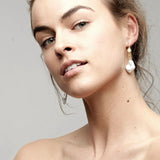 Ula Gold Plated Earrings w. Pearls