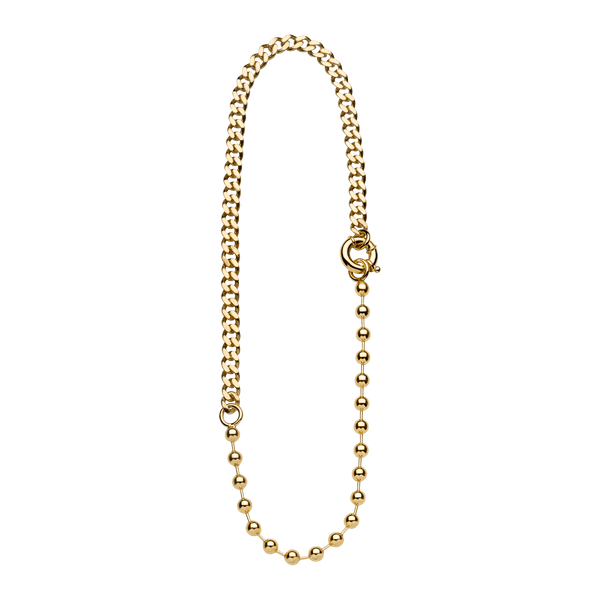 Unisex Necklace Gold Plated