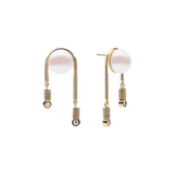 Somnia Pearl Earrings Gold