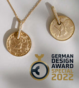 Wild Flowers 18K Gold Pendant w. Lab-Grown Diamonds