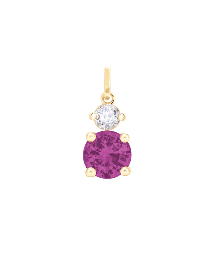 Your Way N°2 Anhänger aus 18K Gelbgold I Rubin & Diamant