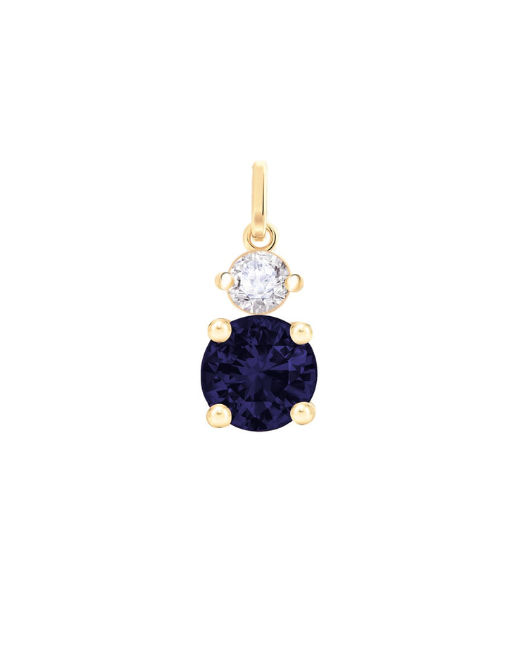 Your Way N°5 Anhänger aus 18K Gelbgold I Saphir & Diamant