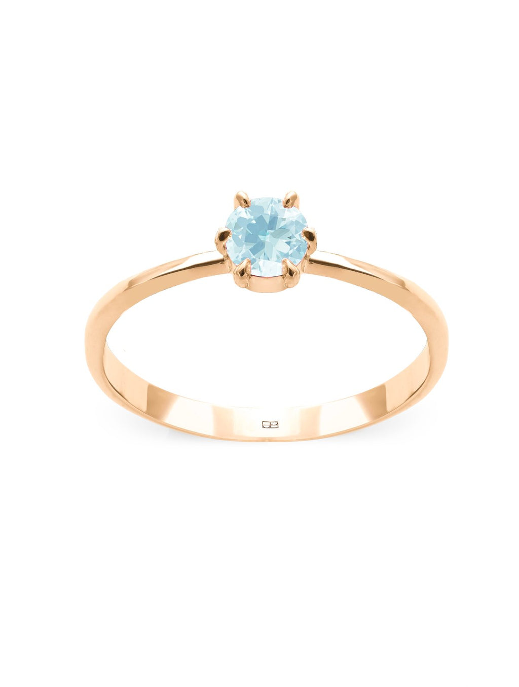 Your Way N°17 Goldring aus 18K I Aquamarin
