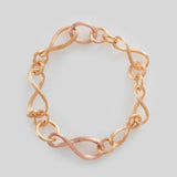Love kleines Armband 18K vergoldet Gold & Rosegold