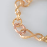 Love kleines Armband 18K vergoldet Gold & Rosegold