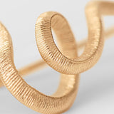 Snakes 18K Gold Earring w. Diamonds