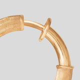Small Nature 18K Gold Hoops