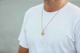 IX Love Seal Gold Plated Pendant