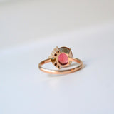 Mala Ring aus 18K Rosegold I Turmalin und Diamanten