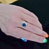 Nil Pokura 18K Gold Ring w. Spinel & Diamonds