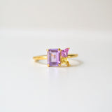 Varnaya Sihina 18K Gold Ring w. Sapphires