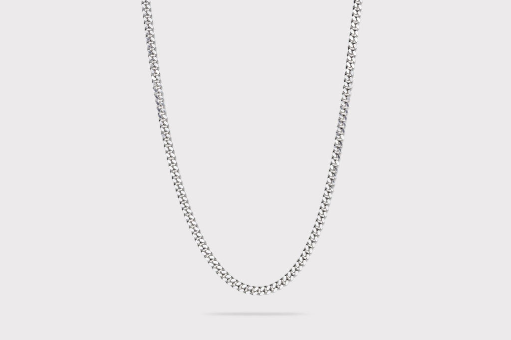 IX Curb Silver Necklace