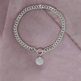 Chunky Halskette aus Silber