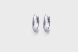 IX Edge Silver Earring