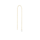 Danaé Chain 18K Gold or Whitegold Earring w. Diamond