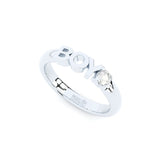 Becoming Boy 14K Whitegold Ring w. Lab-Grown Diamond