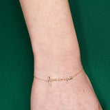 Feministe 18K Gold Bracelet w. Diamond