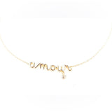 Amour 18K Guld el. Rosaguld Armbånd m. Diamant