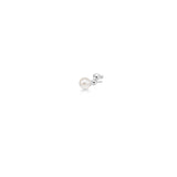 Bubble Silver Stud w. Pearl