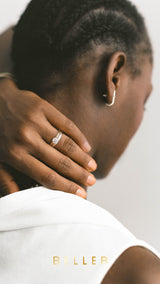 Promise N°4 18K White Gold Ring w. Diamond