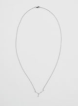 Star Sign Cancer 18K Hvidguld Halskæde m. Diamant