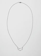 Sternzeichen Steinbock Halskette aus 18K Weißgold I Diamant