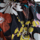 Signature Chain 18K Gold, Rosegold or Whitegold Necklace w. Diamonds